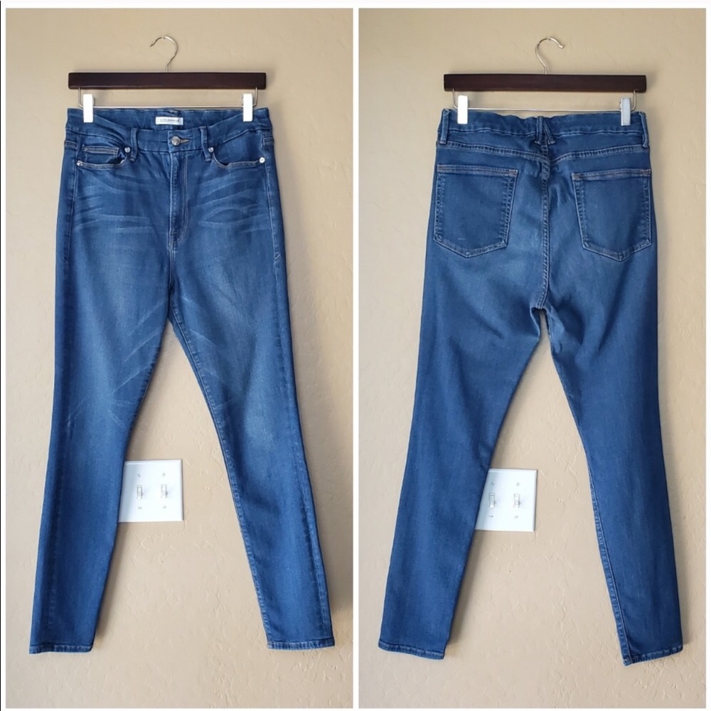 Good American high rise skinny good waist jeans